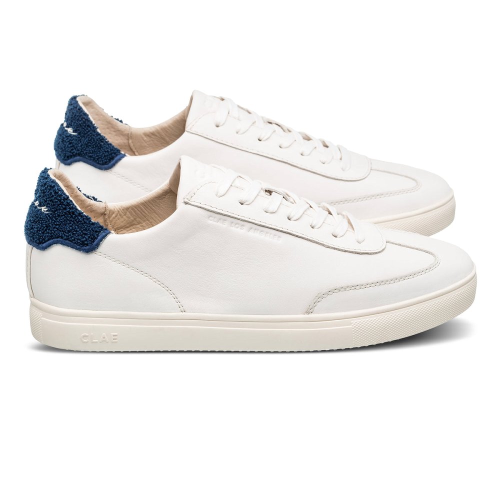 CLAE DEANE Shoes Mens USA472-U96 In Off White Ocean Terry